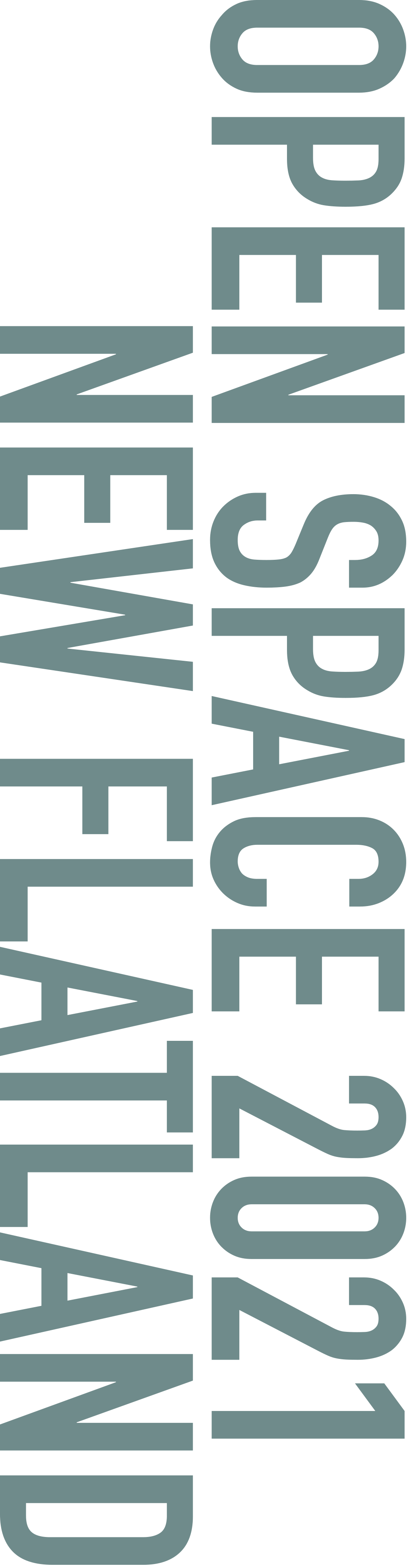 Open Space 2021 New Flatland